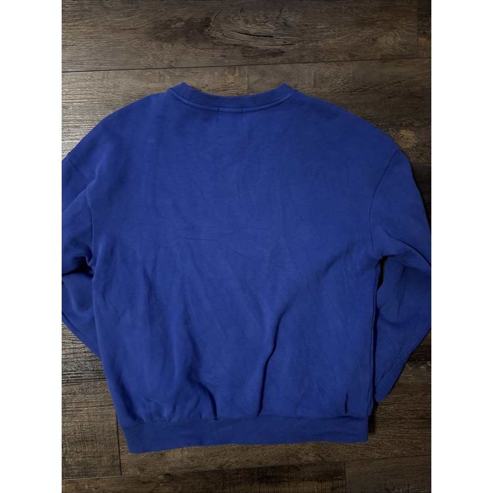 ZYIA Active Cobalt Blue Relaxation Crewneck, Size Small Soft Lounge - Picture 3 of 3